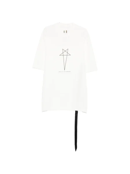 Tricou Rick Owens Drkshdw alb