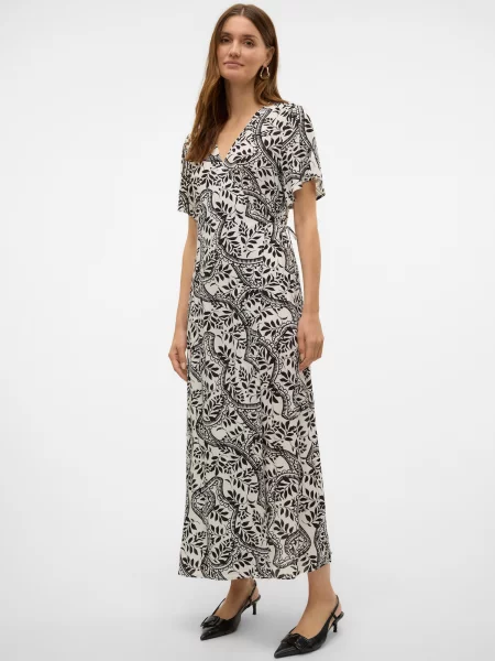 VERO MODA Rochie VMBALI negru alb