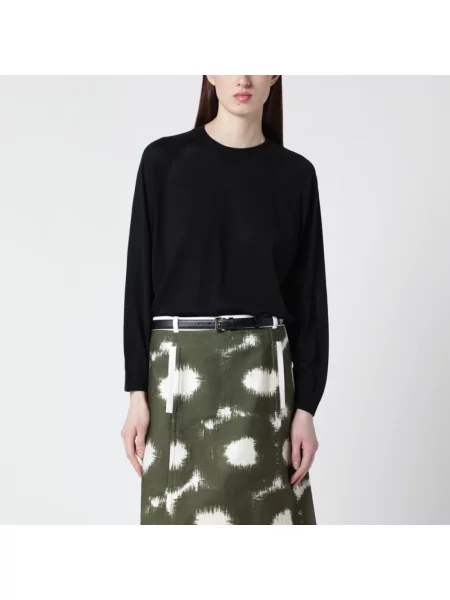 Sweter Roberto Collina czarny