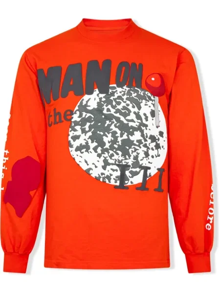 Lung tricou Kid Cudi portocaliu
