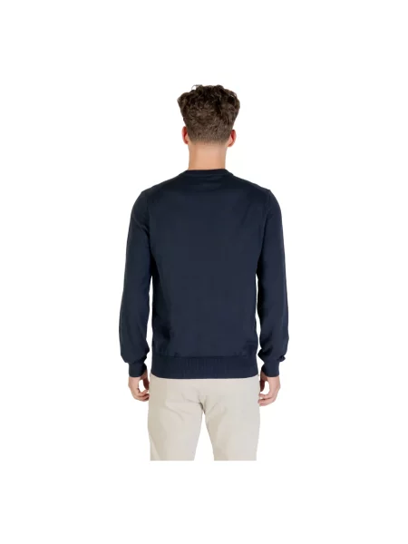 BOSS Orange sweter granatowy lekki niebieski