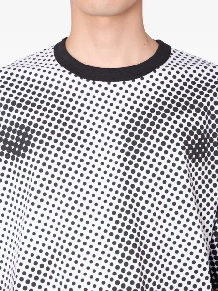 Tricou Kolor cu buline alb