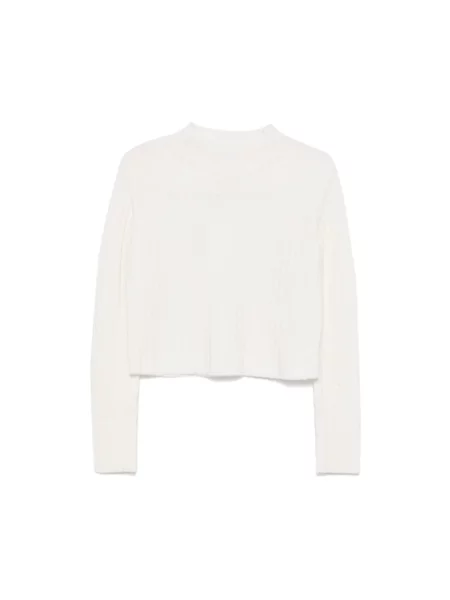 Sweter Max Mara wełniany biały