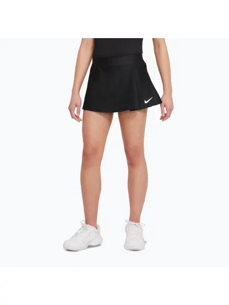 Lány teniszszoknya Nike Court Dri-Fit Victory black/white. Méret: XS fehér