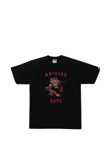 Tricou A Bathing Ape® cu imagine negru
