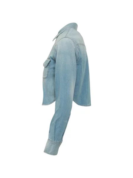 Koszula Dsquared2 o krotszym kroju niebieska