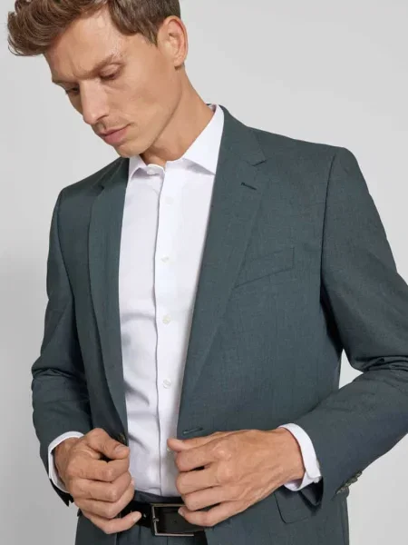 Koszula biznesowa o kroju slim fit z kołnierzykiem typu kent Selected Homme biała