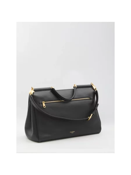 Torebka Dolce And Gabbana skórzana czarna