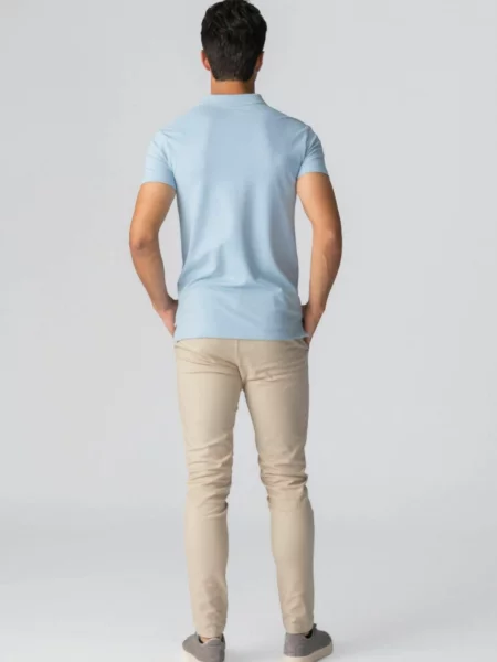 TEESHOPPEN Cămașă Muscle Polo albastru