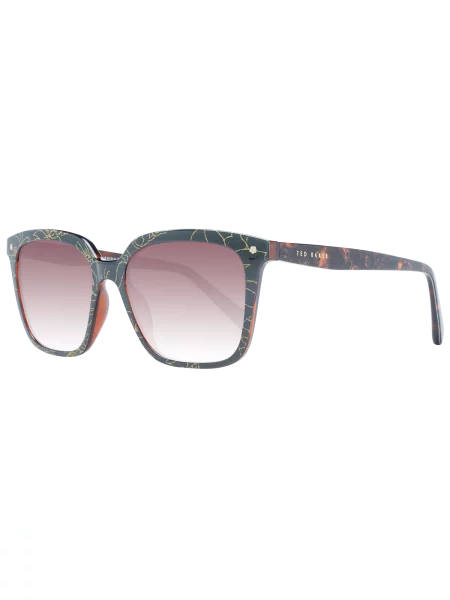 Okulary przeciwsłoneczne Ted Baker gradientowe brązowe