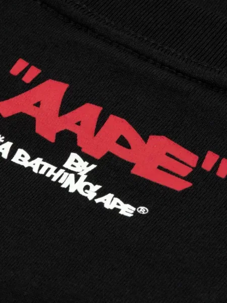 Tricou Aape By A Bathing Ape cu imagine negru