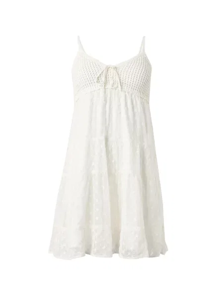 HOLLISTER Rochie murdar alb