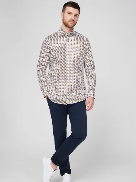 Сорочка Pierre Cardin бавовна/еластан білий