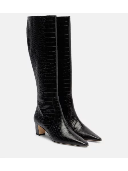 Cizme Manolo Blahnik din piele negru