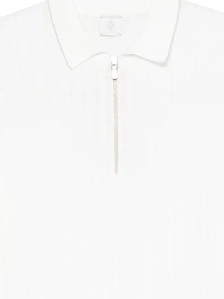 Tricou polo Eleventy alb