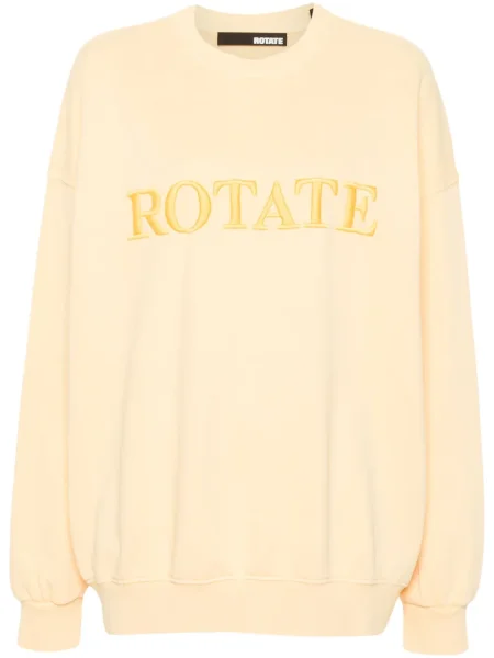 Суитчър Rotate Birger Christensen бродиран жълто