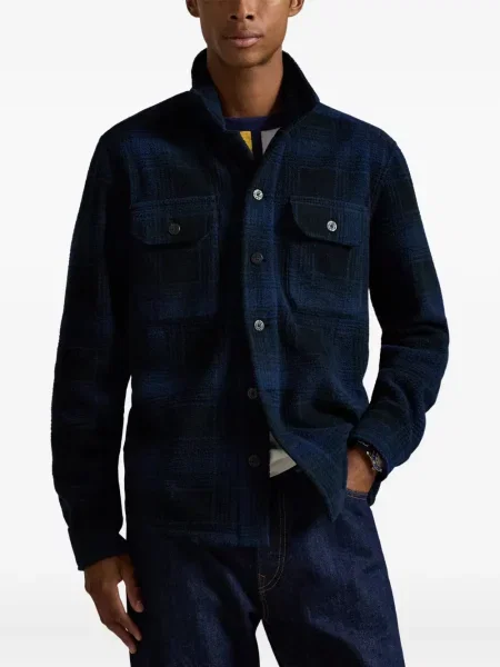 Șapcă Polo Ralph Lauren cu model herringbone din țesătură twill cu imagine albastru