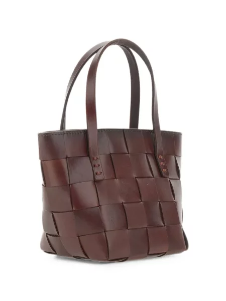 Geantă shopper Dragon Diffusion din piele maro