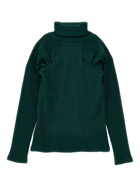 Sweter z golfem dziecięcy Monnalisa zielony