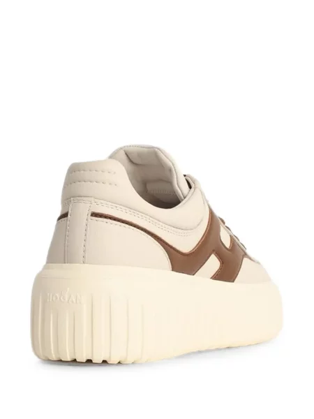 Sneakerși Hogan din piele cu dungi