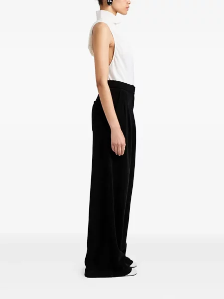 Top Proenza Schouler White Label din jacard alb
