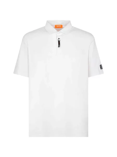 Tricou polo Suns cu autograf alb