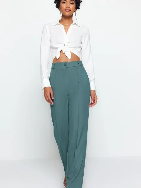 Pas Trendyol z visokim pasom zelena