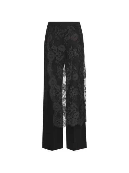 Pantaloni Zimmermann din dantelă negru