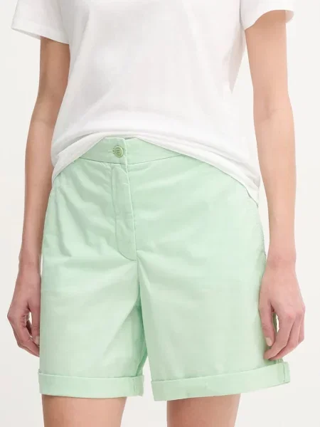 Talia сhinosy Tommy Hilfiger z wysoką talią zielone