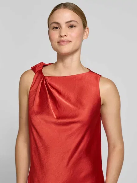 Sukienka midi z satyny o kroju relaxed fit model Elouize' Ted Baker czerwona