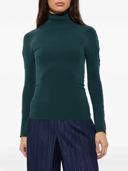 Водолазка Pleats Please Issey Miyake зелено