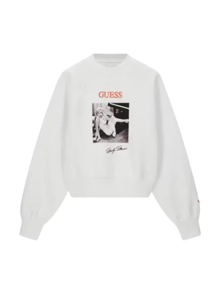 Guess Bluza biały