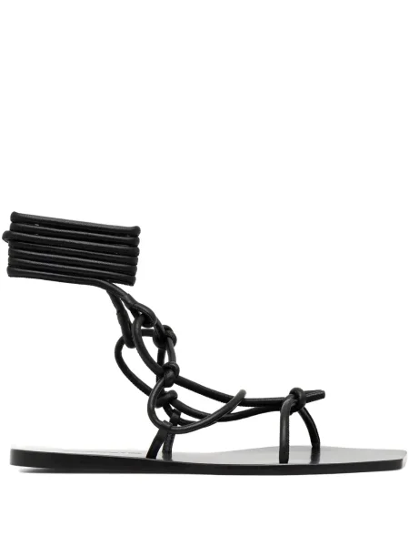 Sandale Rick Owens Lilies din piele negru