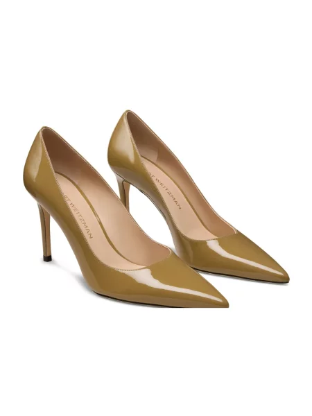 Czółenka Stuart Weitzman zielona