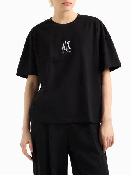 Футболка Armani Exchange чорна