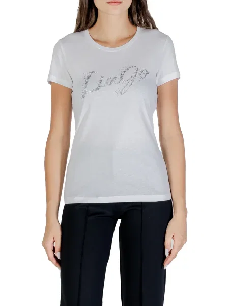 Къс тениска Liu Jo бяло