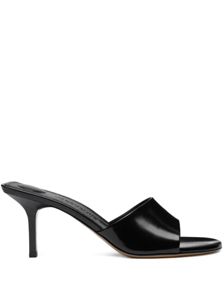 Papuci tip mules Jacquemus din piele negru