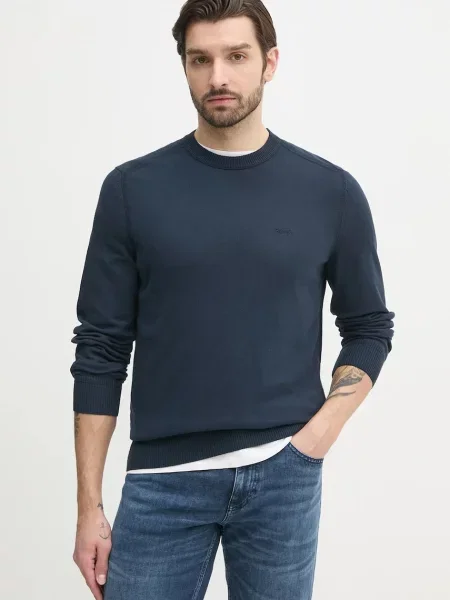 BOSS Orange pulover barbati marin light albastru