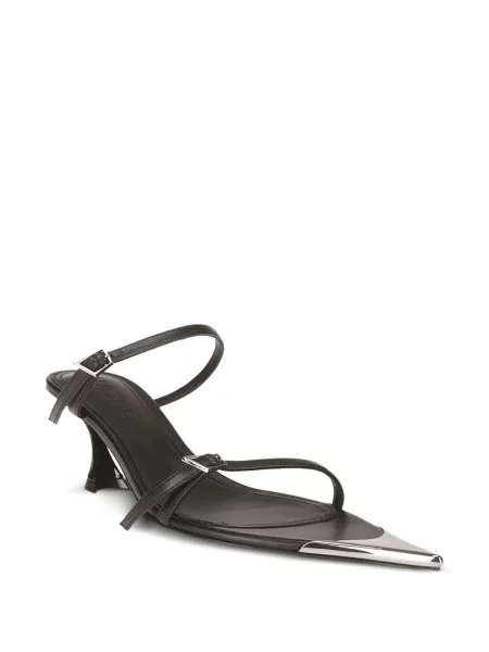Sandale Mugler din piele negru