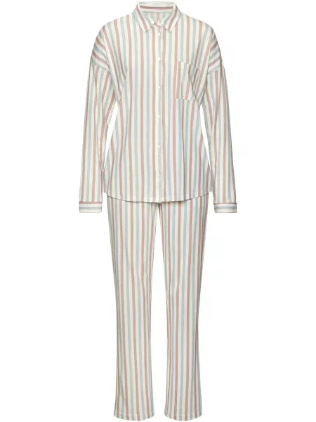 VIVANCE Pijama albastru / roz alb