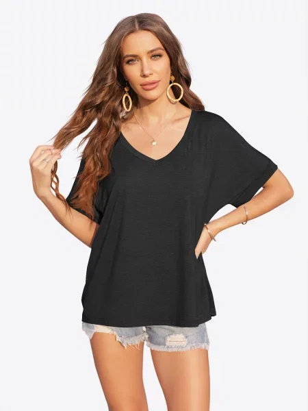 Imily Bela Tricou amestecat negru