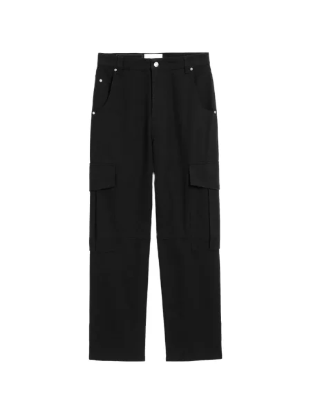 Pantaloni cargo Ami Paris negru