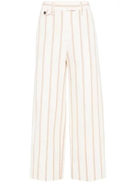 Pantaloni Brunello Cucinelli cu dungi