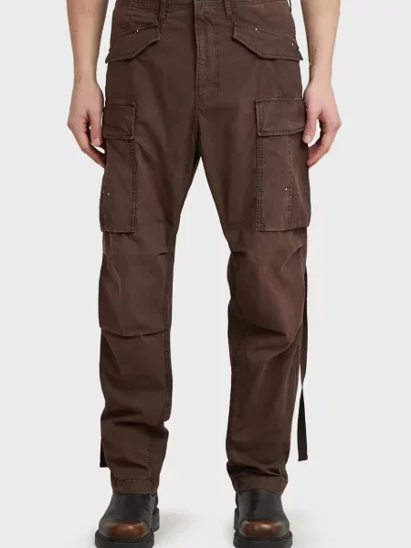 Штани карго G-star Raw коричневі