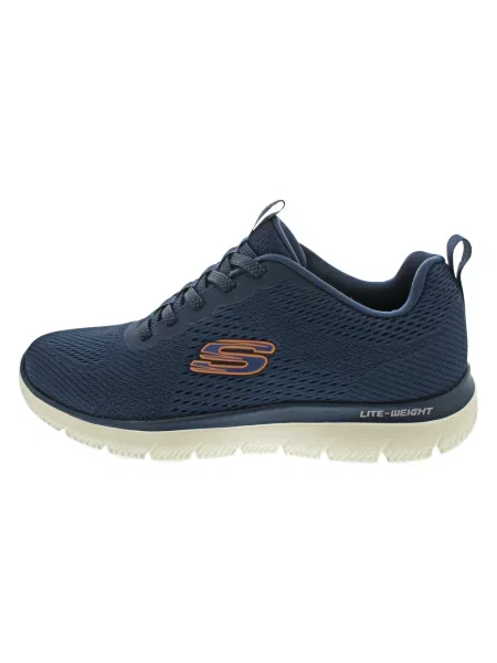 Sneakersy Skechers niebieskie