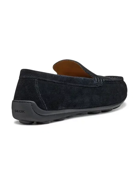 Mocasini Geox din piele albastru