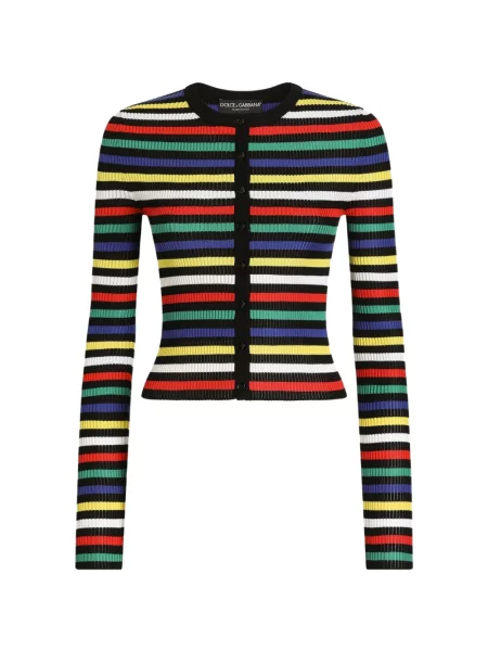 Cardigan Dolce & Gabbana de mătase negru