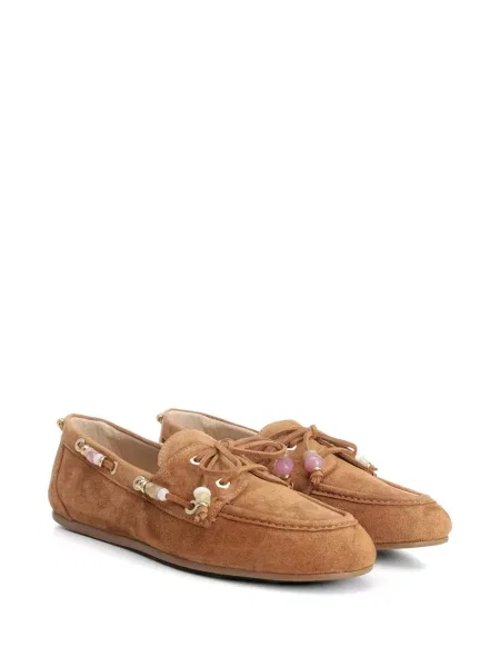 Pantofi loafer Stuart Weitzman maro
