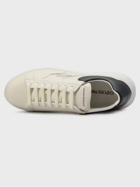Кеды Emporio Armani белые