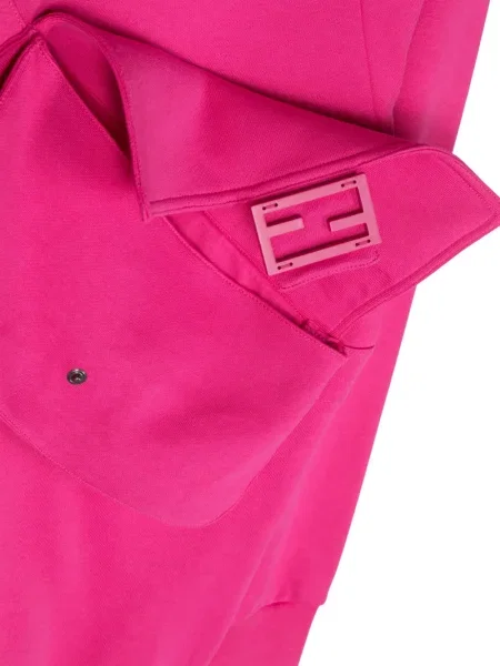 Bluza z kapturem dziecięca Fendi różowa